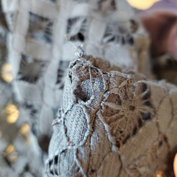 Vintage 60s 70s Union Made Maxi Lace Dress - Picture 7 of 7